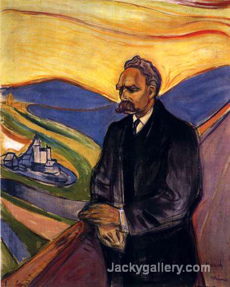Friedrich Nietzsche by Edvard Munch paintings reproduction